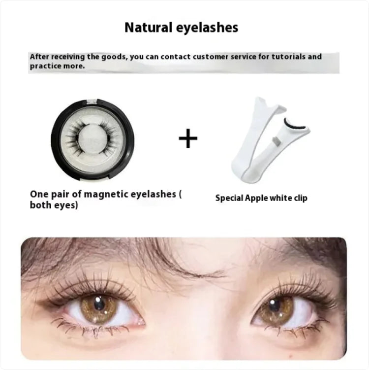 Natural Lash Curler with Reusable Glue-Free False Lashes